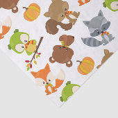 Bosbouwdieren, Herfsten Tissuepapier (Detail)