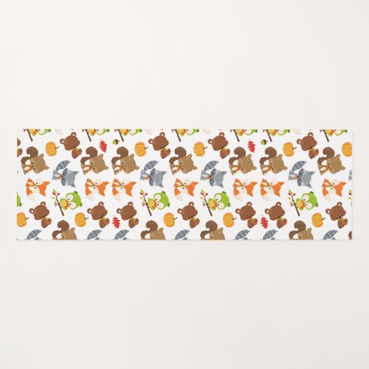 Bosbouwdieren, Herfsten Yogamat (Voorkant (horizontaal))