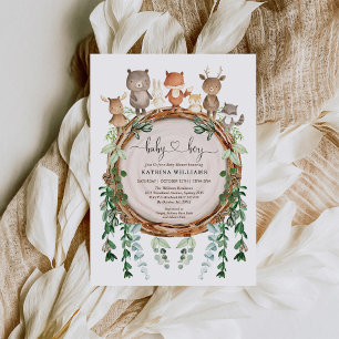Bosbouwland, Baby shower groen Kaart