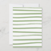 Bosbouwland Waterverf Forest Animals Baby shower Kaart (Achterkant)