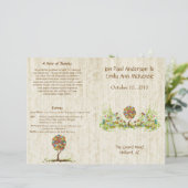 Bosbouwpatchwork Floral Fairy Tale Tree (Staand voorkant)
