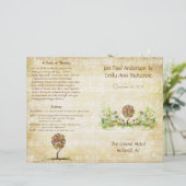 Bosbouwpatchwork Floral Fairy Tale Tree (Staand voorkant)