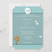 Bosbouwpatchwork Floral Fairy Tale Tree Kaart (Voorkant)