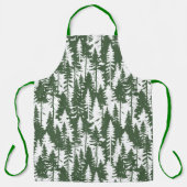 bosbouwpatroon schort (Voorkant)