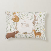 Bosbouwvriendelijke Baby shower Accent Kussen (Achterkant)