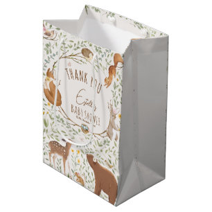 Bosbouwvriendelijke Baby shower Medium Cadeauzakje