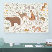 Bosbouwvriendelijke Baby shower Spandoek (Beurs)
