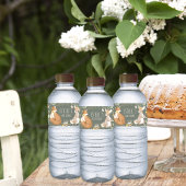 Bosbouwvriendelijke Baby shower Waterfles Etiket