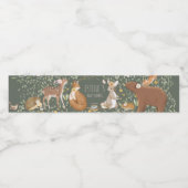 Bosbouwvriendelijke Baby shower Waterfles Etiket (Enkel label)