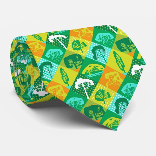 Bosbouwwerk Stropdas (Opgerold)