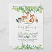 Bosboy Groene Baby Shower Kaart (Voorkant)