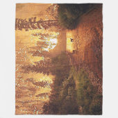 BOSBRAND FLEECE DEKEN (Voorkant)