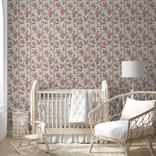 Bosbries Silhouet L 2b minimaal botanisch Behang