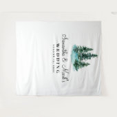 Bosbruiloft Achtergrond, Fotohokje Prop Wandkleed (Voorkant (horizontaal))