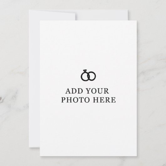 Bosbruiloft Kaart (Achterkant)