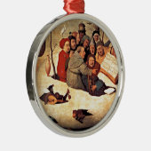 Bosch: Het concert in het ei Metalen Ornament (Rechts)