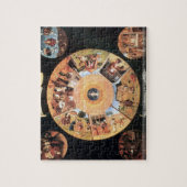 Bosch - Tabel met scènes van de zeven dodelijke zo Legpuzzel (Verticaal)
