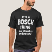 Bosch Thing Universiteit Alumni Funny T-shirt (Voorkant)