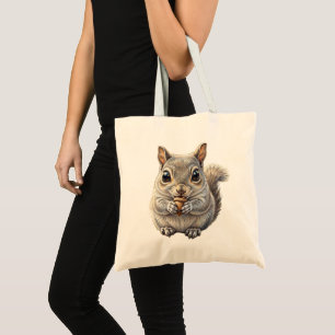 Boscharme Eekhoorn Notenverzamelaar Tote Bag