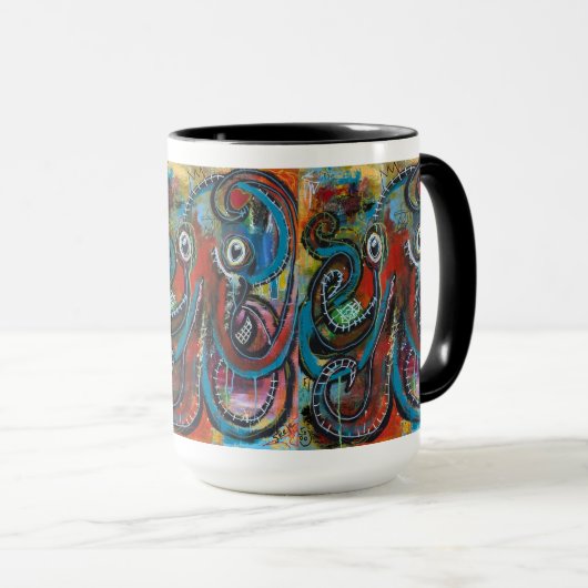 "Bosco, un Basquiatopus" Tasse à boisson 330 ml (Devant droit)