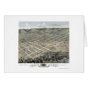 Boscobel, WI Panoramic Map - 1869