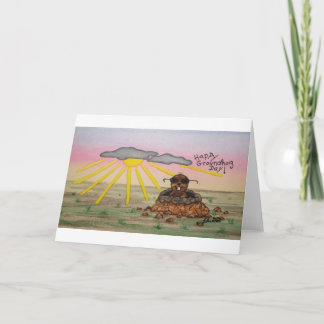 Bosdag wenskaart, Gelukkige Bosdag! Kaart