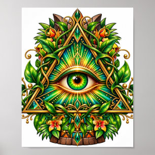 Bosdak oog poster