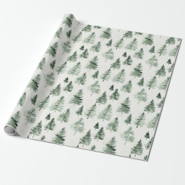 Bosdennenboom Inpakpapier Cadeaupapier
