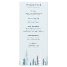 Bosdennenbos Rustieke Dinnerparty Blauw
