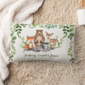 Bosdier Baby Dieren Groene Nursery Decoratie Kussen (Deken)