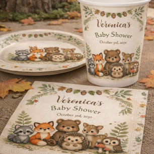 Bosdier Baby Shower Servetten