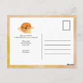 bosdier bosvos vos Postkaart (Achterkant)