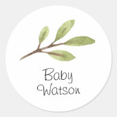 Bosdierdieren dansen Forest Picnic Ronde Sticker (Voorkant)