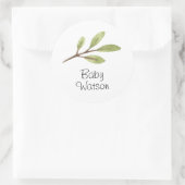 Bosdierdieren dansen Forest Picnic Ronde Sticker (Tas)