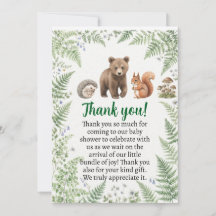 Bosdieren baby shower 