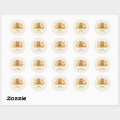 Bosdieren Baby Shower Stickers (Vel)