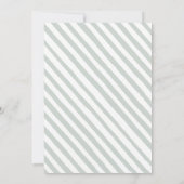 Bosdieren baby shower uitnodiging (Achterkant)