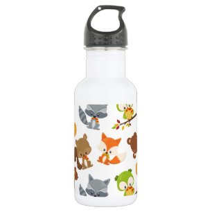 Bosdieren, bosdieren, herfstdieren waterfles