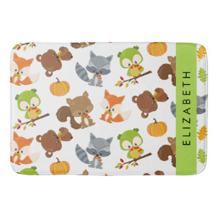 Bosdieren, bosdieren, Jouw naam Badmat