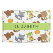 Bosdieren, bosdieren, Jouw naam Kussensloop (Achterkant)