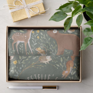 Bosdieren Bosvrienden Baby Shower Tissuepapier