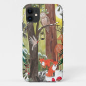 Bosdieren Cute Geïllustreerd  Case-Mate iPhone Case (Achterkant)