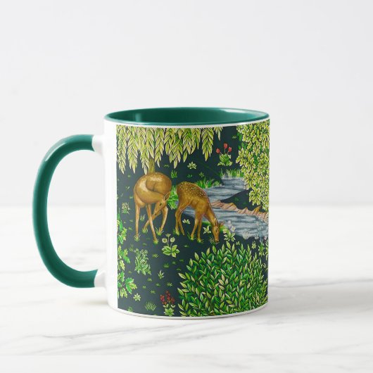 BOSDIEREN, DEERS VAN BROOK Blue Green Florence Mok (Links)