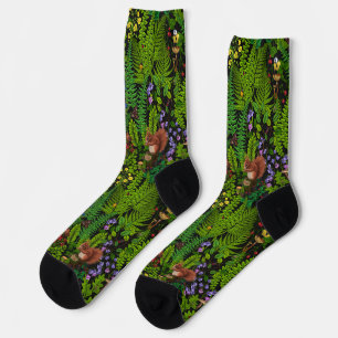 Bosdieren en planten sokken