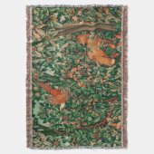 BOSDIEREN, fazant, groene rode vossen Deken (Voorkant Verticaal)