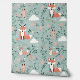 Bosdieren Fox Forest Peel en Stick Behang