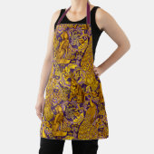 BOSDIEREN Fox,Peacock,Hare Gold Paarse Floral Schort (Insitu)