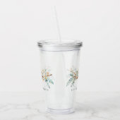 bosdieren in de Waterverf Acryl Drinkbeker (Links)