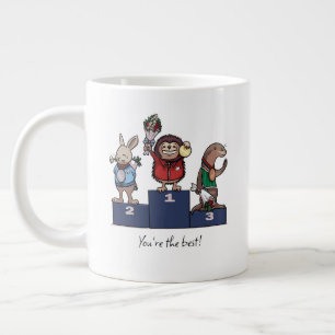 Bosdieren Je bent de beste! Cadeau Podium Kunst Extra Grote Beker