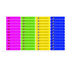 Bosdieren Kinder naam Iron On | Neonkleding